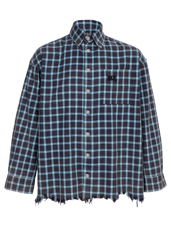 natasha zinko Bunny Heart Checkered Shirt