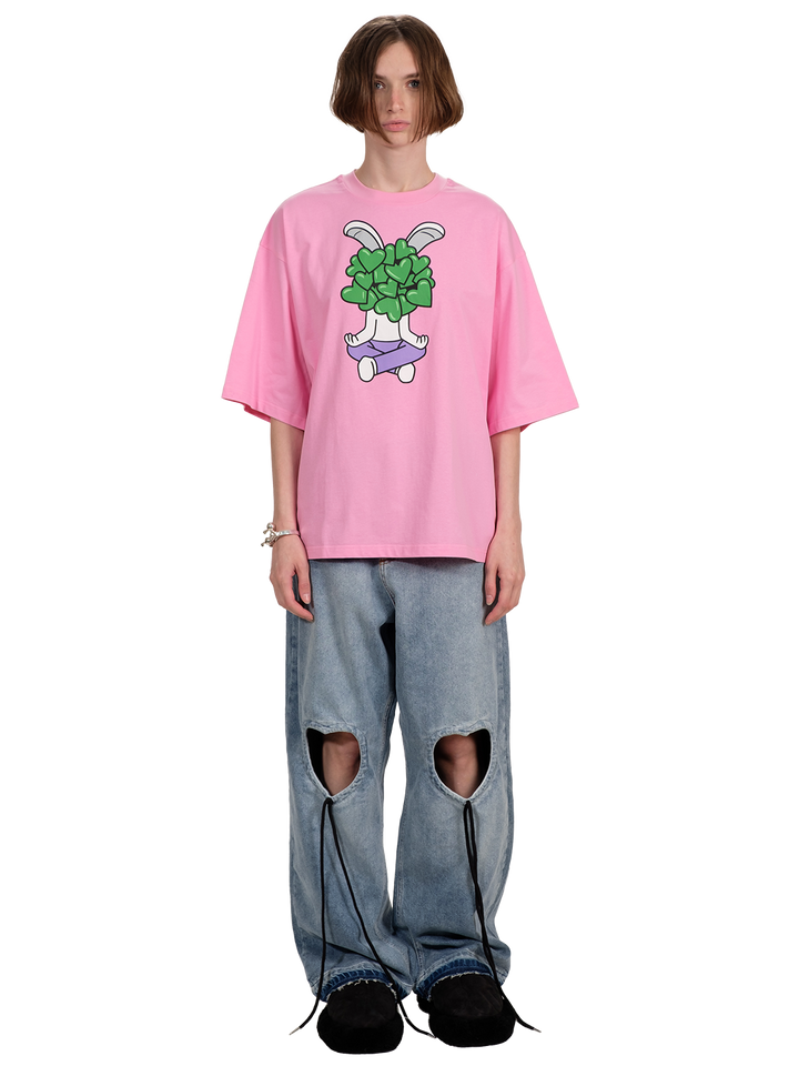Natasha Zinko Bunny Heart T-shirt