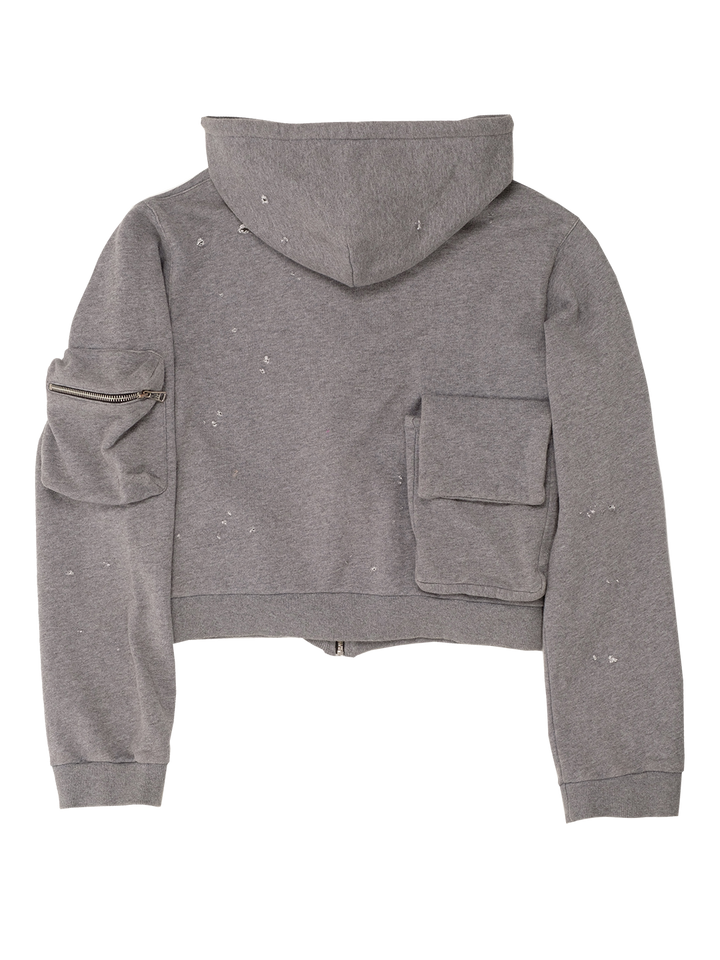 Natasha Zinko Camping Cropped Cargo Hoodie
