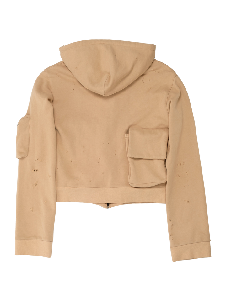 Natasha Zinko Camping Cropped Cargo Hoodie