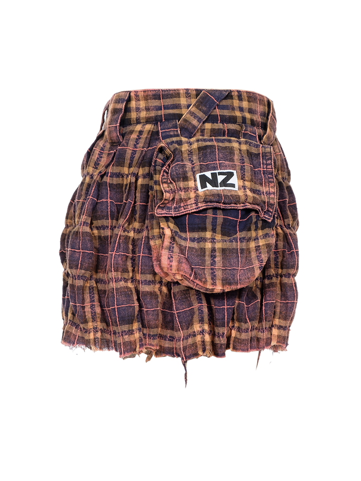 Natasha Zinko CAMPING MINI CARGO SKIRT