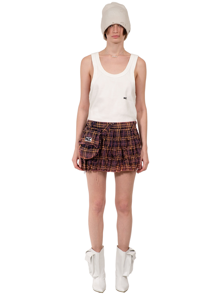 natasha zinko CAMPING MINI CARGO SKIRT