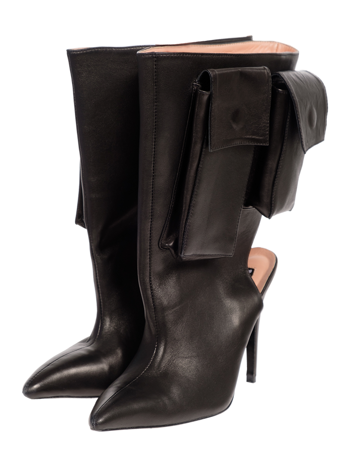 Natasha Zinko Cargo Ankle Bootie
