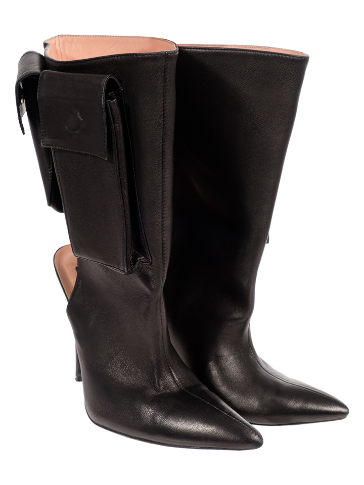 natasha zinko Cargo Ankle Bootie