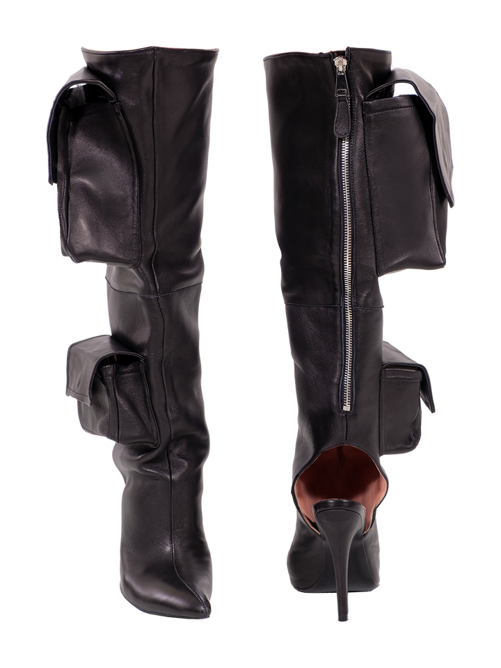 Natasha Zinko Cargo Knee Boots