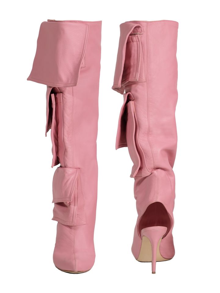 Natasha Zinko Cargo Knee Boots