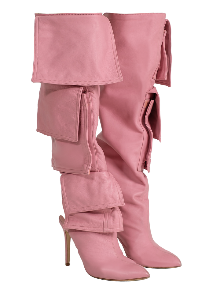 natasha zinko Cargo Knee Boots