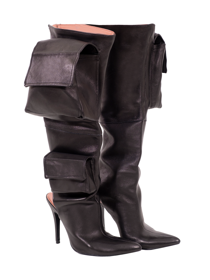 natasha zinko Cargo Knee Boots