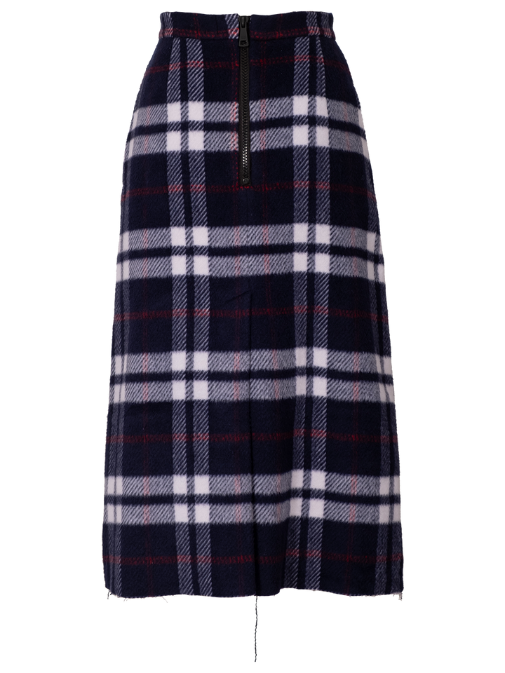 Natasha Zinko Checked Mid-lenght Skirt