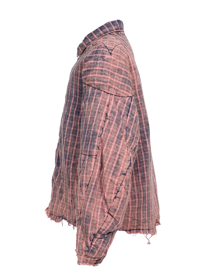 Natasha Zinko CHECKERED MUSCLE OVERSHIRT