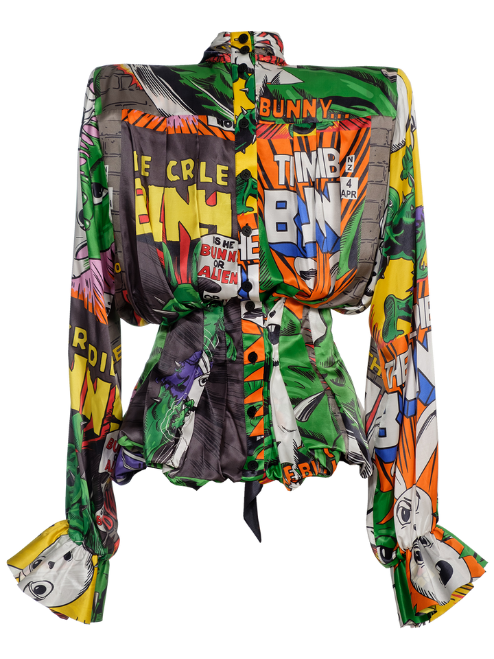 Natasha Zinko Comics Grand Office Blouse