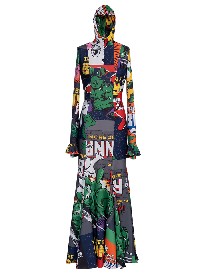 natasha zinko Comics Hooded Dress