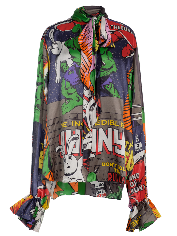 natasha zinko Comics Office Petite Blouse