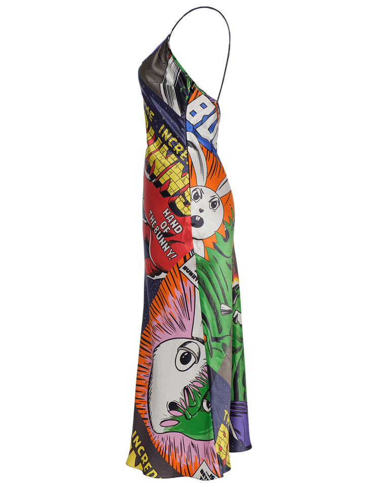 Natasha Zinko Comics Slip Dress