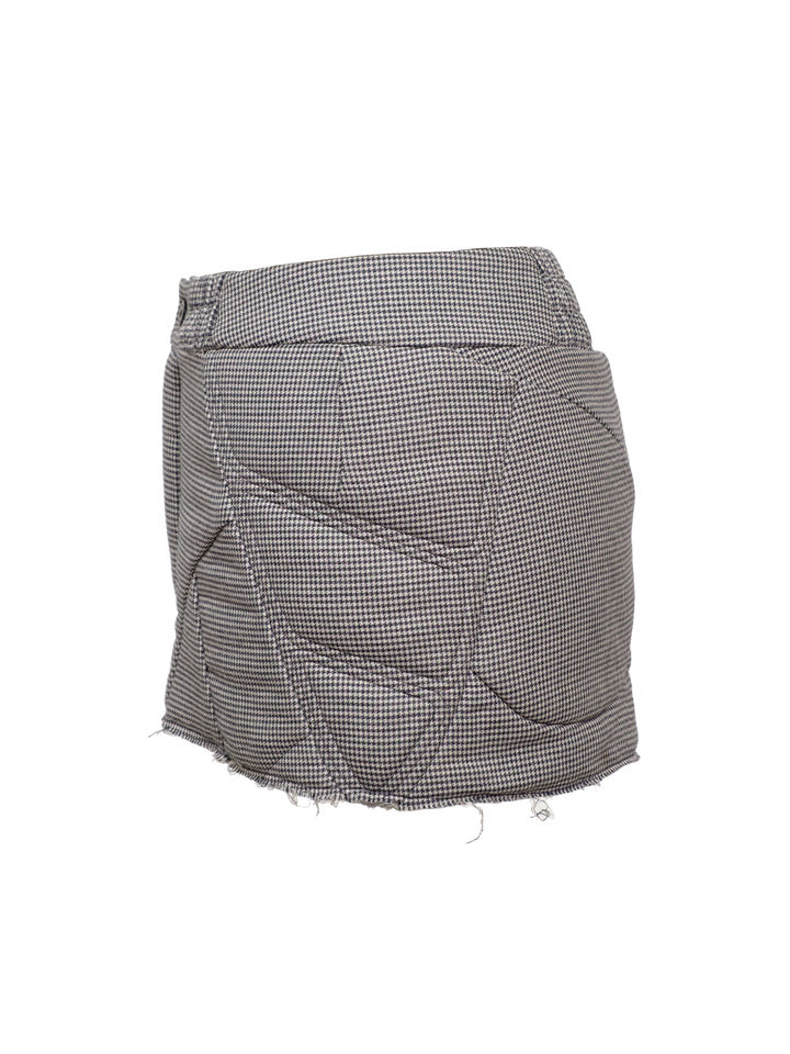 Natasha Zinko Cotton Muscle Mini Skirt