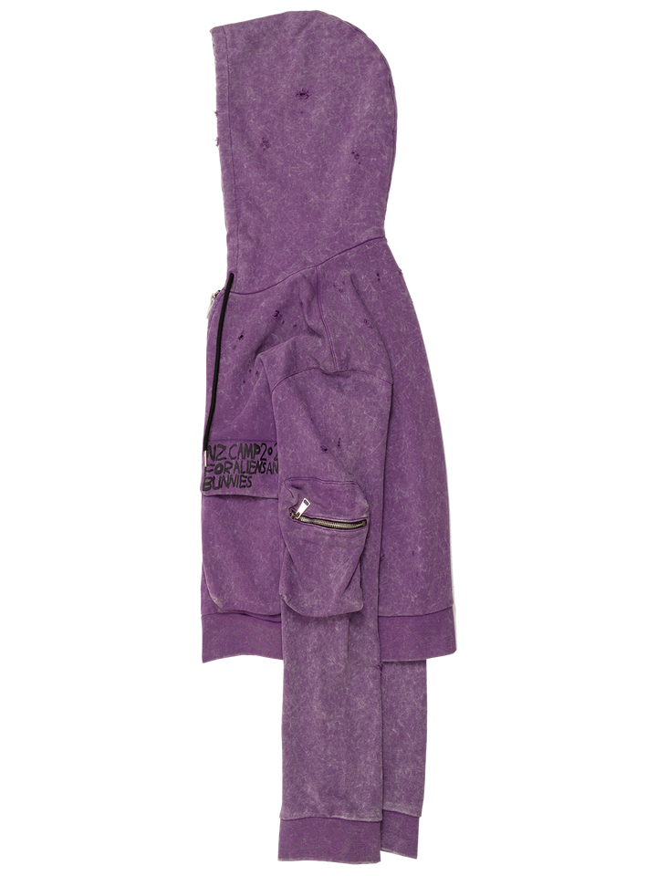 Natasha Zinko Cropped Cargo Hoodie