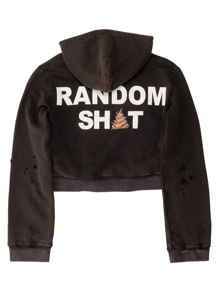 Natasha Zinko Cropped Random Sh*t Hoodie