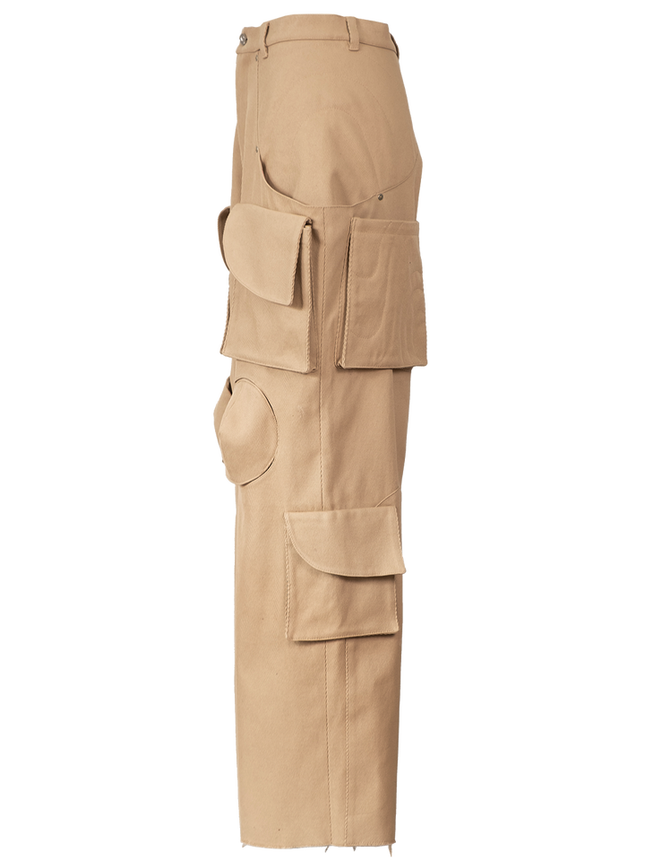 Natasha Zinko Cut-Out Cargo Trousers