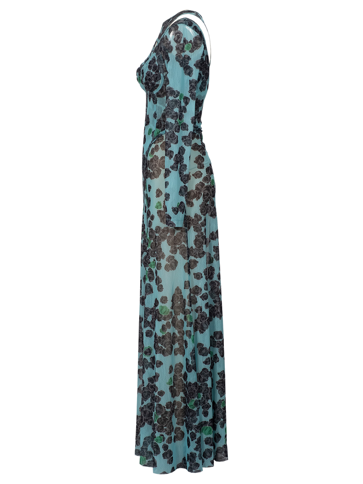 Natasha Zinko Cut-Out Gauzy Dress