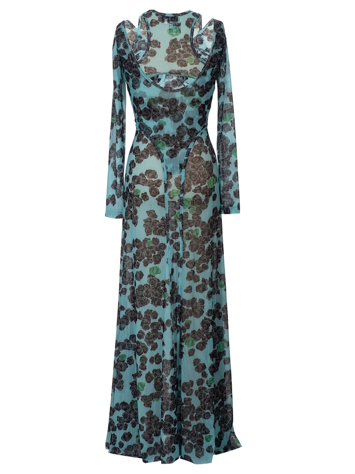 Natasha Zinko Cut-Out Gauzy Dress