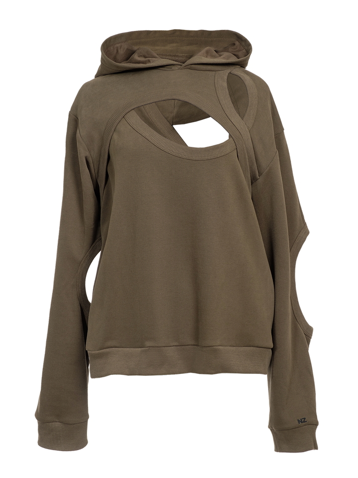 Natasha Zinko Cut Out Hoodie