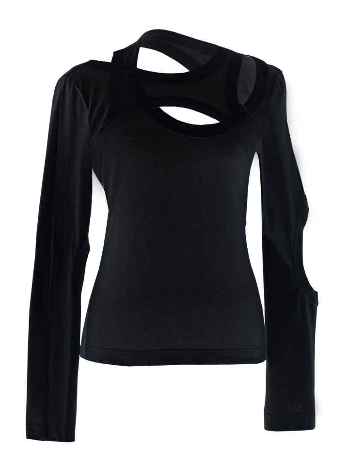Natasha Zinko Cut Out LS Top