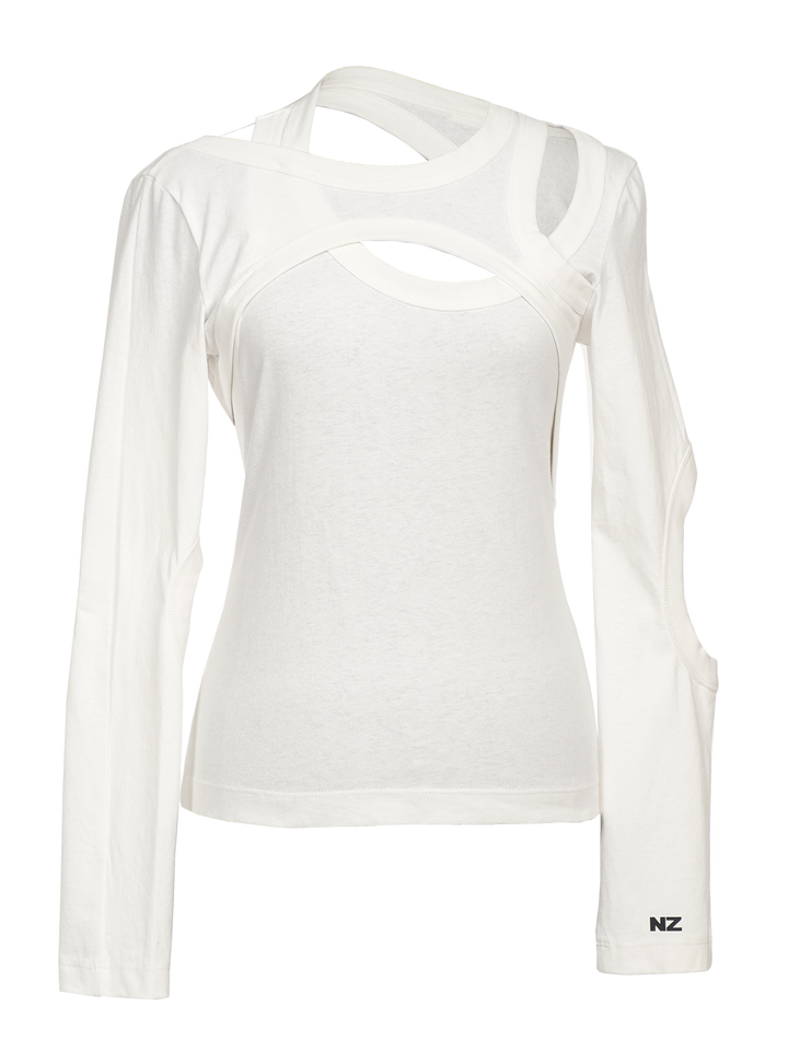 Natasha Zinko Cut Out LS Top