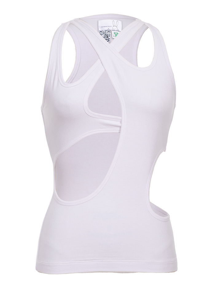 natasha zinko Cut Out Tank Top