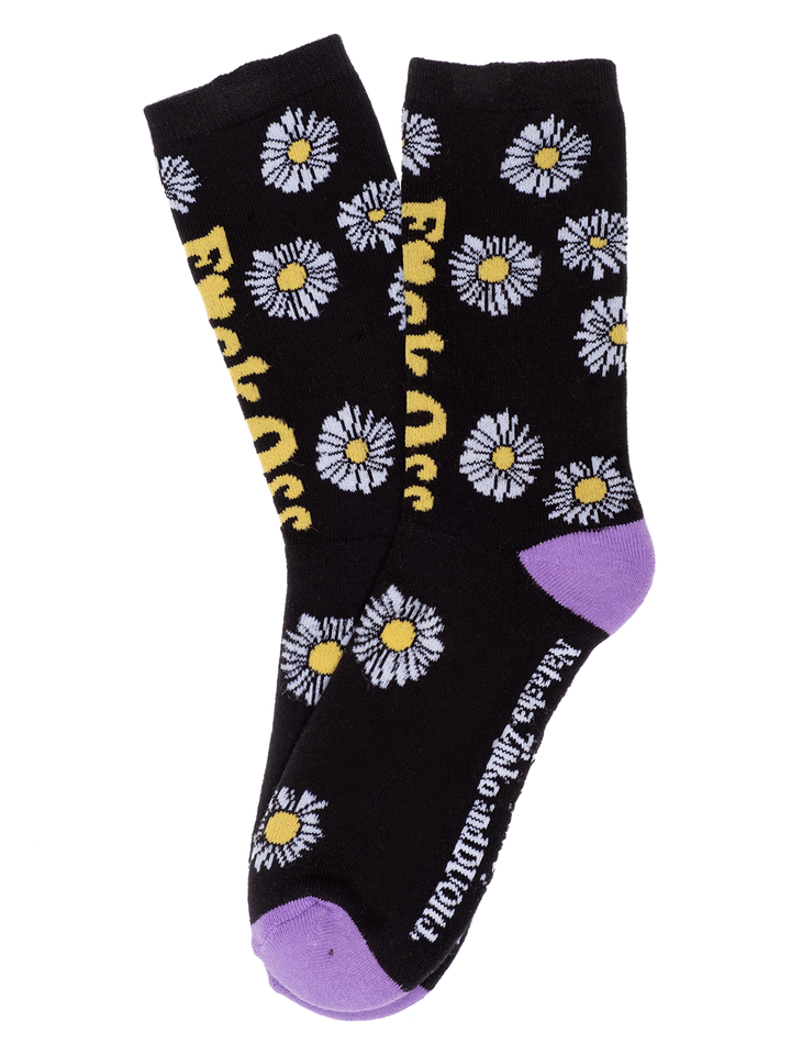 Natasha Zinko Daisy-print F*ck Off Socks /3 Pairs/
