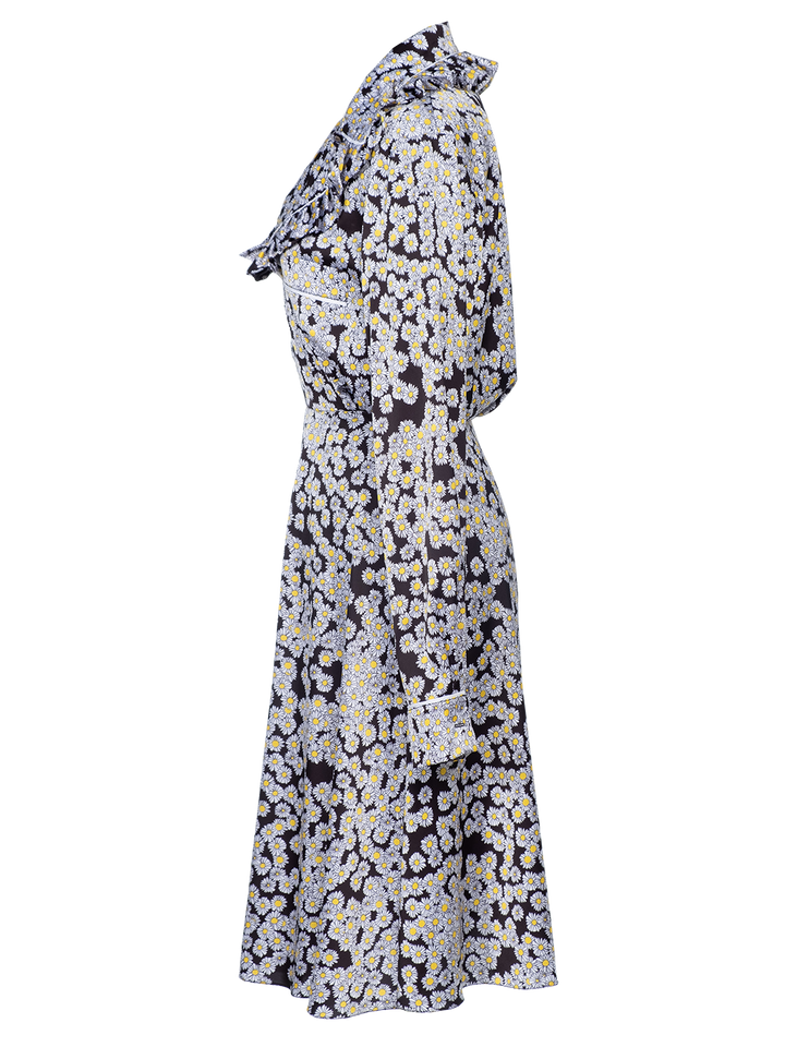 Natasha Zinko Daisy-print Midi Dress