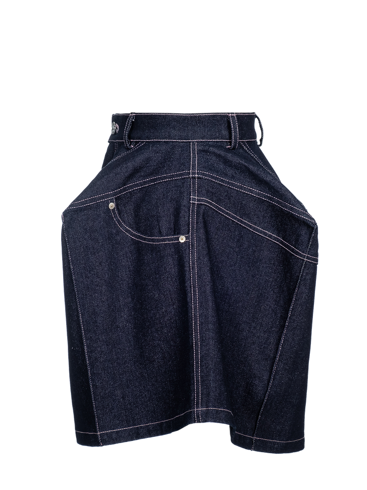 Natasha Zinko Denim Full Skirt