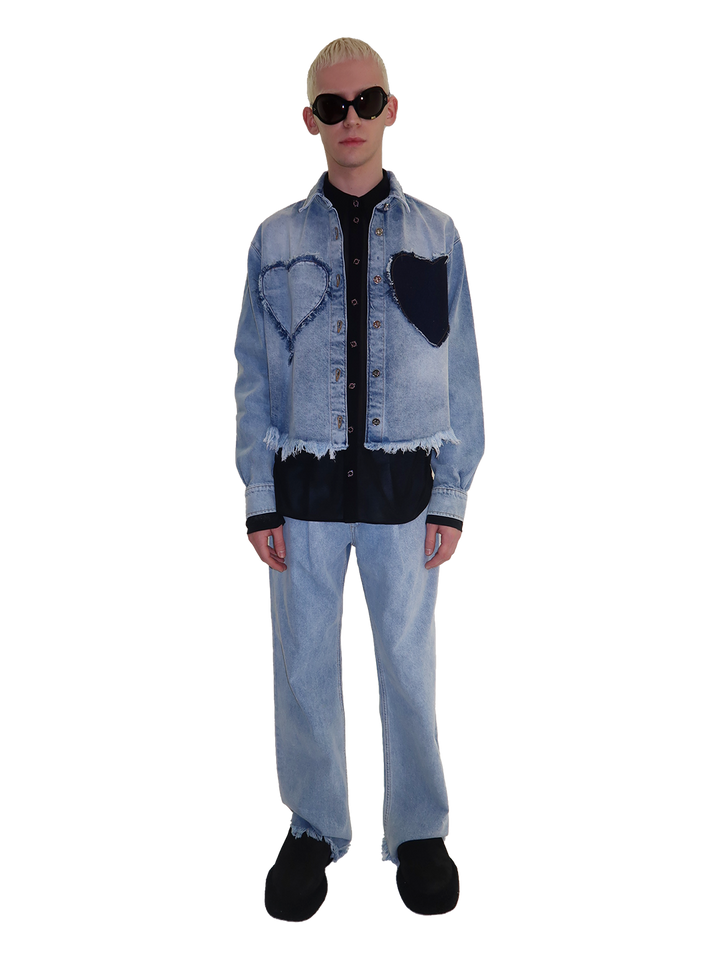 Natasha Zinko Denim Heart Shirt