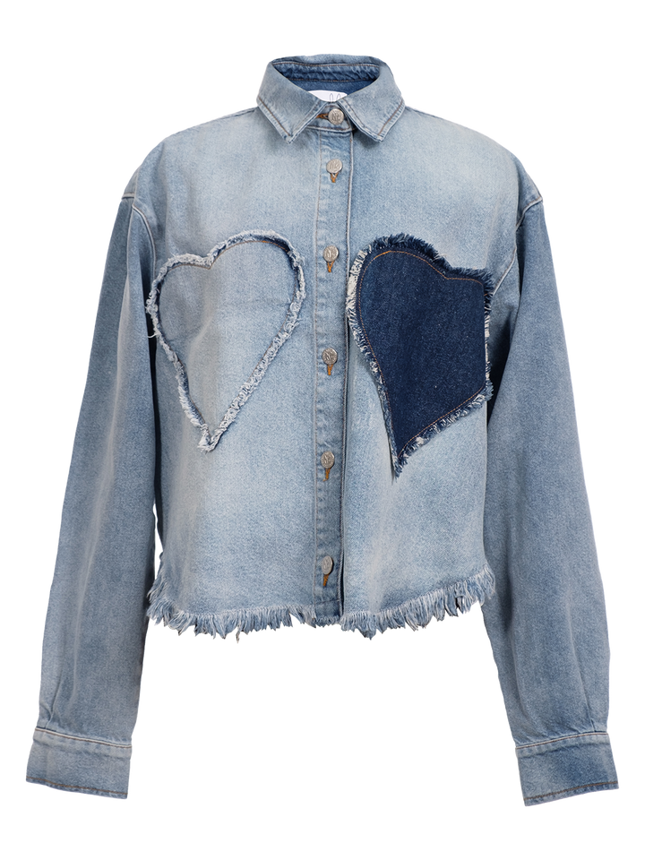 natasha zinko Denim Heart Shirt