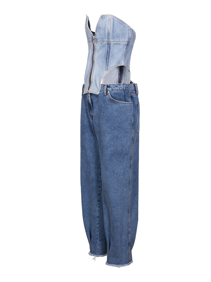 Natasha Zinko Denim Jumpsuit