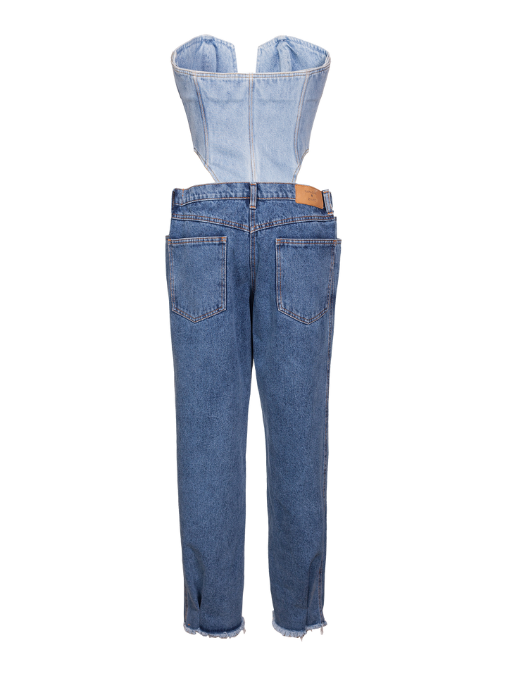 Natasha Zinko Denim Jumpsuit