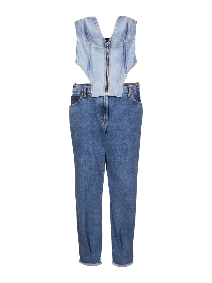 Natasha Zinko Denim Jumpsuit