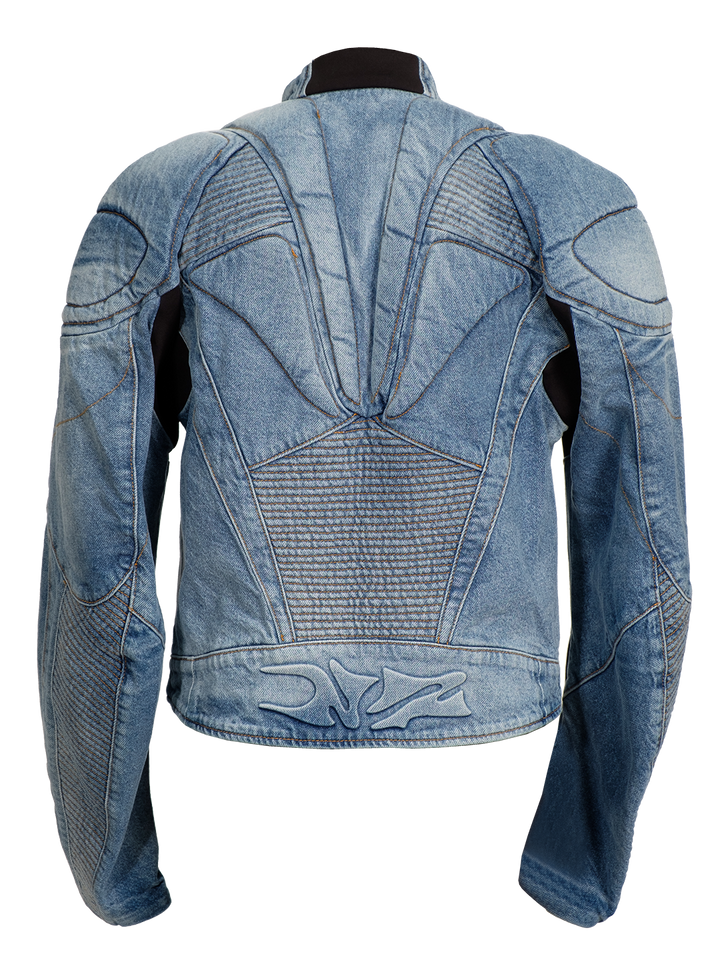 Natasha Zinko Denim Muscle Jacket