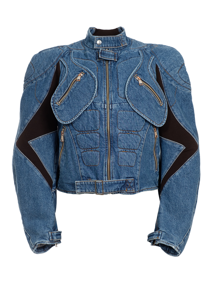 Natasha Zinko DENIM MUSCLE JACKET