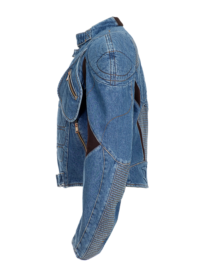 Natasha Zinko DENIM MUSCLE JACKET