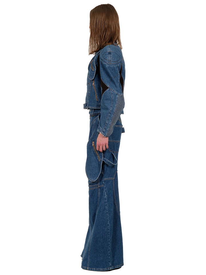 Natasha Zinko DENIM MUSCLE JACKET