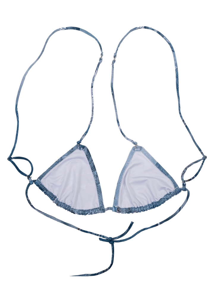 Natasha Zinko Denim Print Bikini