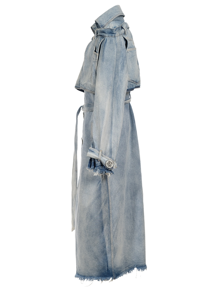 Natasha Zinko DENIM TRENCHCOAT