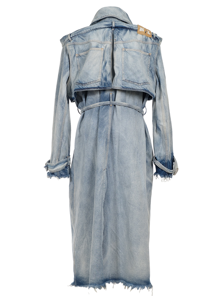 Natasha Zinko DENIM TRENCHCOAT