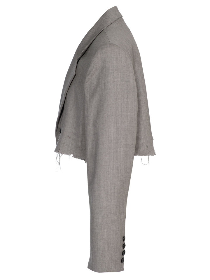 Natasha Zinko Destroyed Cropped Blazer