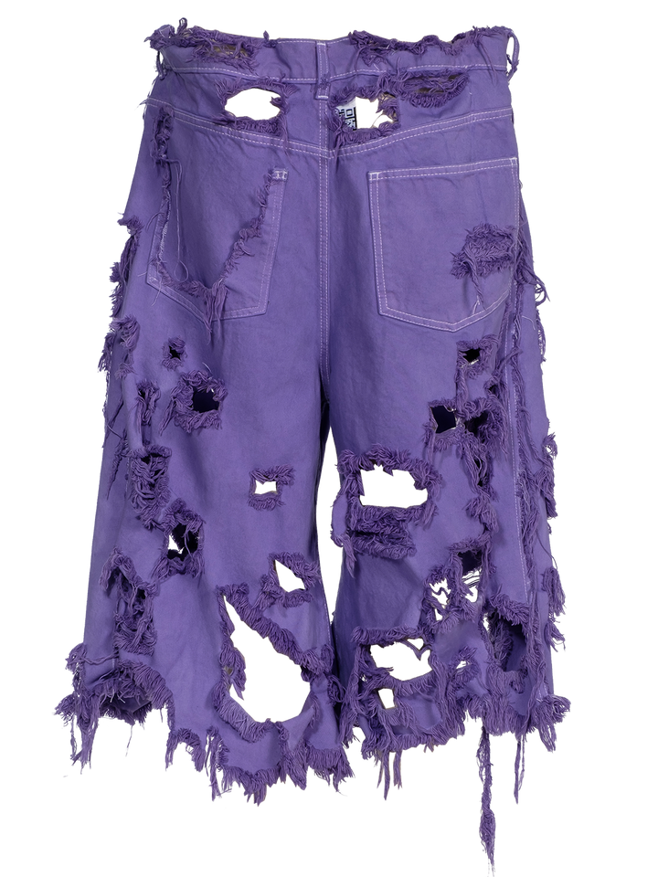 Natasha Zinko Destroyed Monster Shorts