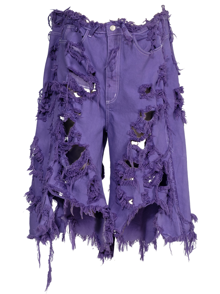 Natasha Zinko Destroyed Monster Shorts