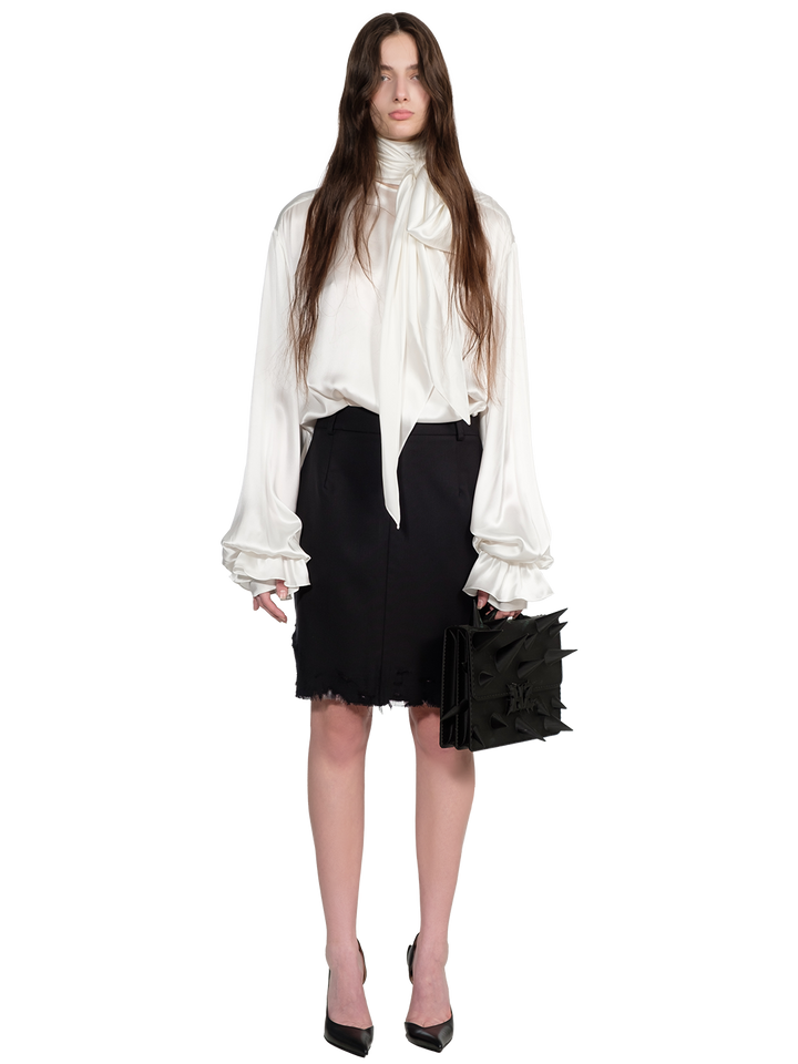 natasha zinko DESTROYED OFFICE SKIRT