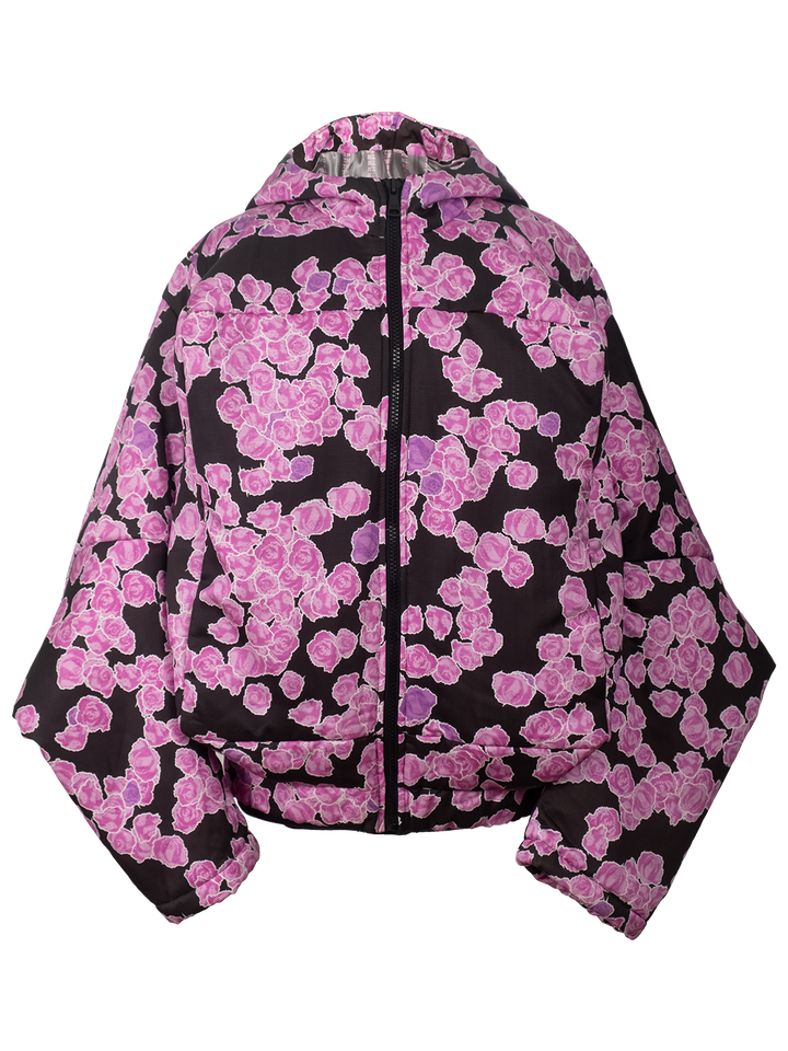 natasha zinko Digital Roses Box Puffer