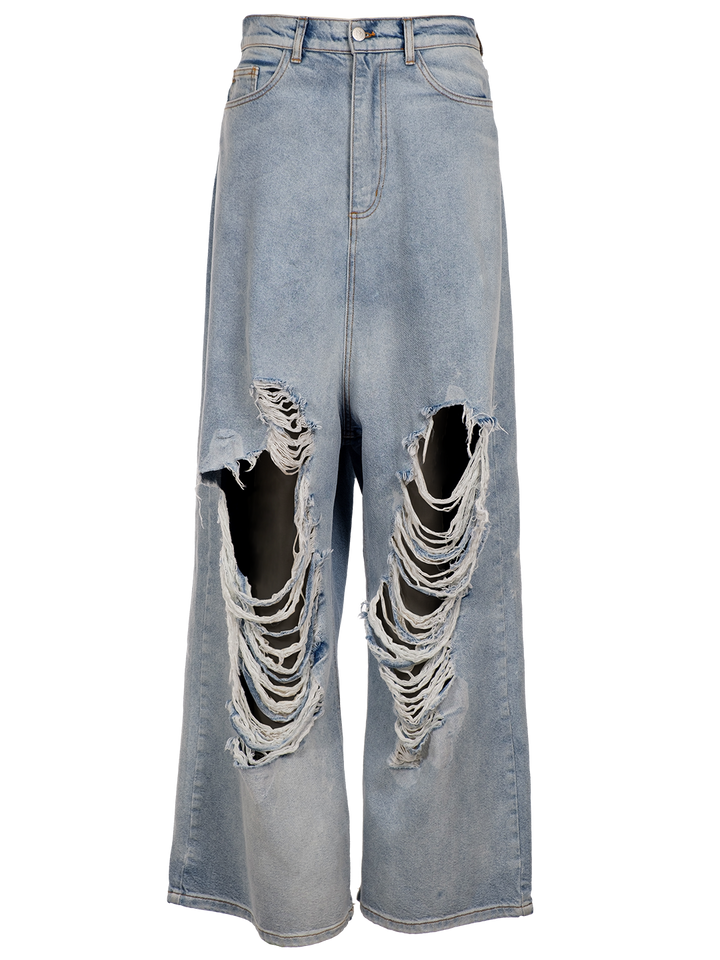 Natasha Zinko Distressed Denim Jeans