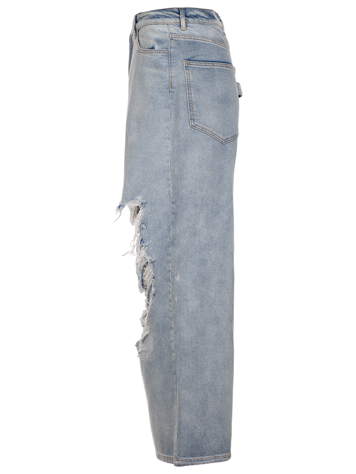 Natasha Zinko Distressed Denim Jeans